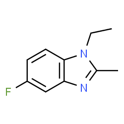 ChemSpider 2D Image | 1-Ethyl-5-fluoro-2-methyl-1H-benzimidazole | C10H11FN2
