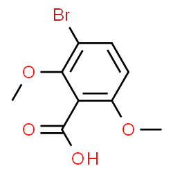 ChemSpider 2D Image | 3-BROMO-2,6-DIMETHOXYBENZOIC ACID | C9H9BrO4