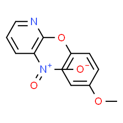 ChemSpider 2D Image | 2-(4-Methoxyphenoxy)-3-nitropyridine | C12H10N2O4