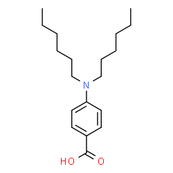 ChemSpider 2D Image | 4-(Dihexylamino)benzoic acid | C19H31NO2