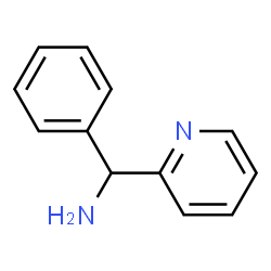 ChemSpider 2D Image | alpha-(2-Pyridyl)benzylamine | C12H12N2