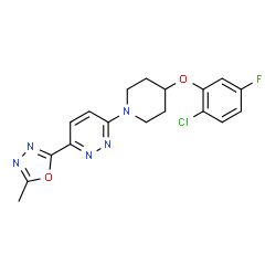 ChemSpider 2D Image | CAY10566 | C18H17ClFN5O2
