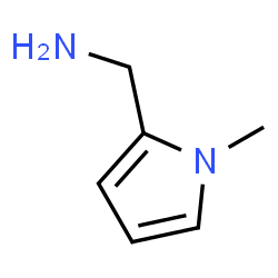 ChemSpider 2D Image | (1-Methyl-1H-pyrrol-2-yl)methanamine | C6H10N2