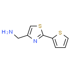 ChemSpider 2D Image | 2-(2-Thienyl)-4-thiazolemethanamine | C8H8N2S2