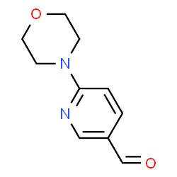 ChemSpider 2D Image | 6-Morpholinonicotinaldehyde | C10H12N2O2