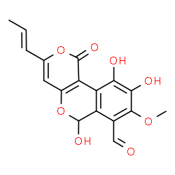 ChemSpider 2D Image | cyathusal B | C17H14O8