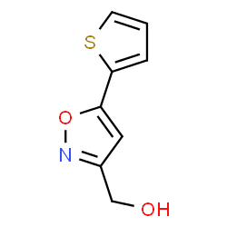 ChemSpider 2D Image | (5-(2-THIENYL)-3-ISOXAZOLYL)METHANOL | C8H7NO2S