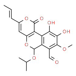 ChemSpider 2D Image | cyathusal C | C20H20O8
