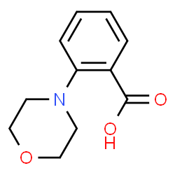 ChemSpider 2D Image | 2-Morpholinobenzoic acid | C11H13NO3