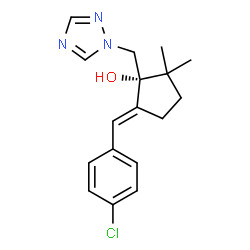 ChemSpider 2D Image | (R)-triticonazole | C17H20ClN3O