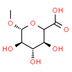ChemSpider 2D Image | Methyl (5xi)-beta-D-xylo-hexopyranosiduronic acid | C7H12O7