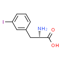 ChemSpider 2D Image | 3-Iodo-L-phenylalanine | C9H10INO2