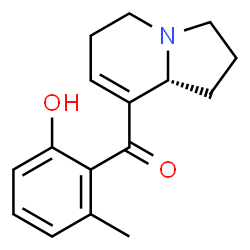 ChemSpider 2D Image | (8aR)-1,2,3,5,6,8a-Hexahydro-8-indolizinyl(2-hydroxy-6-methylphenyl)methanone | C16H19NO2