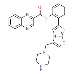 ChemSpider 2D Image | SRT1720 | C25H23N7OS