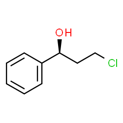 ChemSpider 2D Image | (S)-3-Chloro-1-phenylpropanol | C9H11ClO