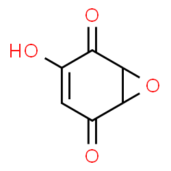 ChemSpider 2D Image | 3-Hydroxy-7-oxabicyclo[4.1.0]hept-3-ene-2,5-dione | C6H4O4