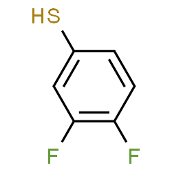 ChemSpider 2D Image | 3,4-DIFLUOROTHIOPHENOL | C6H4F2S