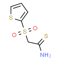 ChemSpider 2D Image | 2-(2-Thienylsulfonyl)ethanethioamide | C6H7NO2S3