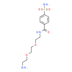 ChemSpider 2D Image | aminodi(ethyloxy)ethylaminocarbonylbenzenesulfonamide | C13H21N3O5S