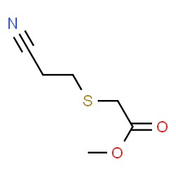 ChemSpider 2D Image | Methyl [(2-cyanoethyl)sulfanyl]acetate | C6H9NO2S
