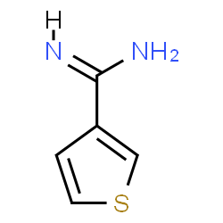 ChemSpider 2D Image | 3-Thiophenecarboximidamide | C5H6N2S