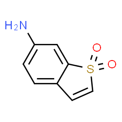 ChemSpider 2D Image | 6-Amino-1,1-Dioxobenzo[B]Thiophene | C8H7NO2S