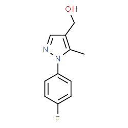 ChemSpider 2D Image | [1-(4-Fluorophenyl)-5-methyl-1H-pyrazol-4-yl]methanol | C11H11FN2O