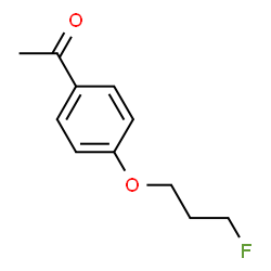 ChemSpider 2D Image | 1-[4-(3-Fluoropropoxy)phenyl]ethanone | C11H13FO2