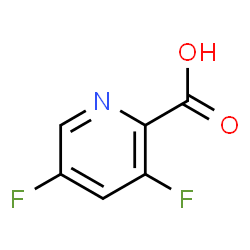 ChemSpider 2D Image | 3,5-Difluoro-2-pyridinecarboxylic acid | C6H3F2NO2