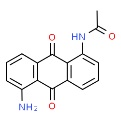 ChemSpider 2D Image | N-(5-Amino-9,10-dioxo-9,10-dihydro-1-anthracenyl)acetamide | C16H12N2O3