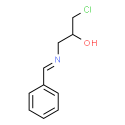 ChemSpider 2D Image | 1-[(E)-Benzylideneamino]-3-chloro-2-propanol | C10H12ClNO