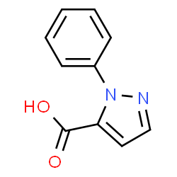 ChemSpider 2D Image | 1-Phenyl-1H-pyrazole-5-carboxylic acid | C10H8N2O2
