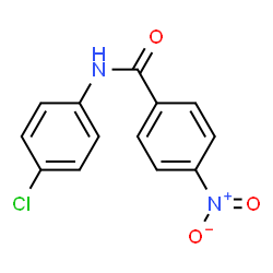 ChemSpider 2D Image | N-(4-Chlorophenyl)-4-nitrobenzamide | C13H9ClN2O3