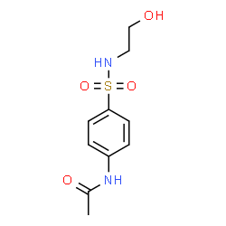 ChemSpider 2D Image | N-{4-[(2-Hydroxyethyl)sulfamoyl]phenyl}acetamide | C10H14N2O4S