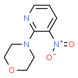 ChemSpider 2D Image | 4-(3-Nitro-2-pyridinyl)morpholine | C9H11N3O3