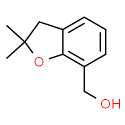 ChemSpider 2D Image | 2,3-Dihydro-2,2-dimethyl-7-benzofuranmethanol | C11H14O2