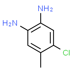 ChemSpider 2D Image | 4-Chloro-5-methyl-1,2-benzenediamine | C7H9ClN2