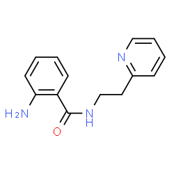 ChemSpider 2D Image | 2-amino-N-(2-pyridin-2-ylethyl)benzamide | C14H15N3O