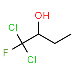 ChemSpider 2D Image | 1,1-Dichloro-1-fluoro-2-butanol | C4H7Cl2FO