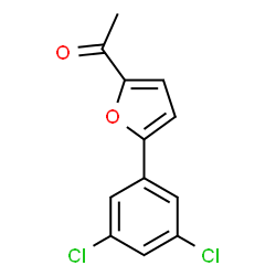 ChemSpider 2D Image | 1-[5-(3,5-Dichlorophenyl)-2-furyl]ethanone | C12H8Cl2O2
