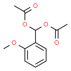 ChemSpider 2D Image | (2-Methoxyphenyl)methylene diacetate | C12H14O5