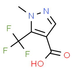 ChemSpider 2D Image | 1-Methyl-5-(trifluoromethyl)-1H-pyrazole-4-carboxylic acid | C6H5F3N2O2