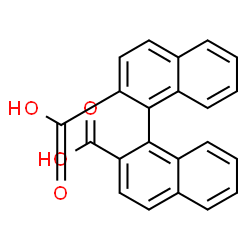 ChemSpider 2D Image | 1,1'-binaphthyl-2,2'-dicarboxylic acid | C22H14O4