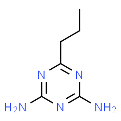 ChemSpider 2D Image | 6-Propyl-1,3,5-triazine-2,4-diamine | C6H11N5