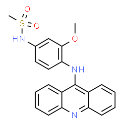 ChemSpider 2D Image | Amsacrine | C21H19N3O3S