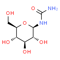 ChemSpider 2D Image | Glucosylurea | C7H14N2O6
