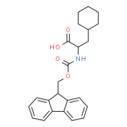 ChemSpider 2D Image | 3-Cyclohexyl-N-[(9H-fluoren-9-ylmethoxy)carbonyl]alanine | C24H27NO4