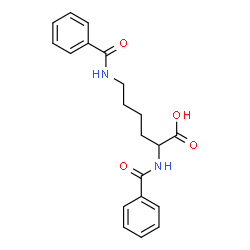 ChemSpider 2D Image | N~2~,N~6~-Dibenzoyllysine | C20H22N2O4