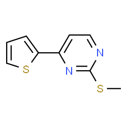 ChemSpider 2D Image | 2-(Methylthio)-4-thien-2-ylpyrimidine | C9H8N2S2