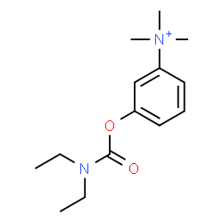 ChemSpider 2D Image | 3-[(Diethylcarbamoyl)oxy]-N,N,N-trimethylanilinium | C14H23N2O2